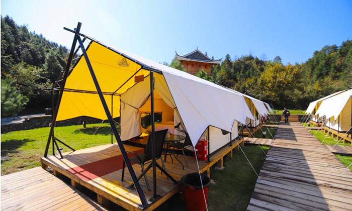 天幕小屋民宿、餐廳帳篷